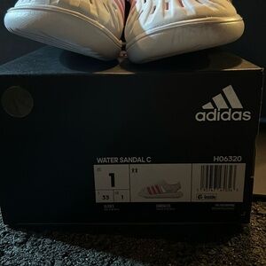 Adidas Kids Water Shoes - White and Pink